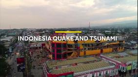 Последствия цунами в Индонезии попали на камеры