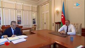 Президент Ильхам Алиев принял министра экономики Микаила Джаббарова