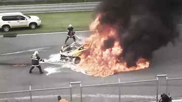 Crash en Lamborghini