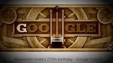 Alessandro Volta Doodle yapıldı - Alessandro Volta kimdir?