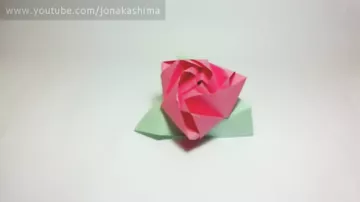 Origami Magic Rose Cube
