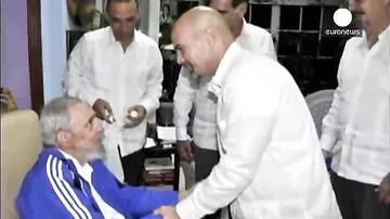 Фидель Кастро встретился с героями Кубы