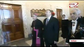 Prezident İlham Əliyevin Katolik Kilsəsinin rəhbəri Papa Fransisk ilə görüşü
