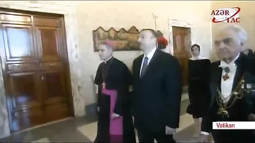 Prezident İlham Əliyevin Katolik Kilsəsinin rəhbəri Papa Fransisk ilə görüşü
