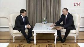 Prezident İlham Əliyev Rusiya Prezidentinin köməkçisi İqor Levitini qəbul edib