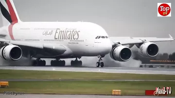 Самый большой пассажирский самолет в мире !!! Airbus A380