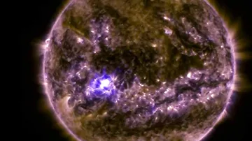 Güneş patlaması NASA'nın kameraları tarafından kaydedildi