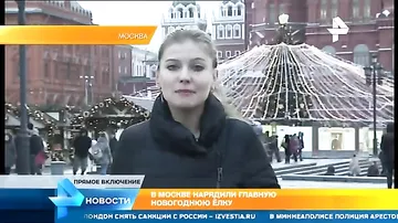 В Кремле нарядили главную новогоднюю елку страны