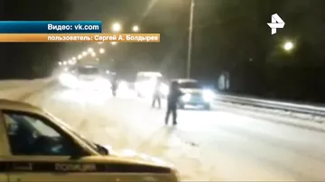 Патрульным из Новосибирска удалось обезвредить пьяного лихача