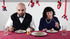 Итальянцам дали впервые попробовать новогодние блюда из России