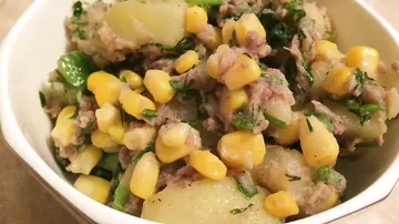 Kartoflu tuna salatı resepti