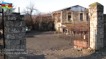 Zəngilan rayonunun Üçüncü Ağalı kəndindən videogörüntülər