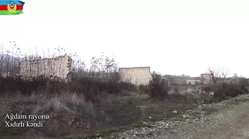 Ağdam rayonunun Xıdırlı kəndindən videogörüntülər