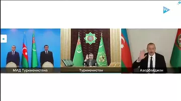 Prezident İlham Əliyevlə Türkmənistan Prezidenti arasında videokonfrans formatında görüş keçirilib