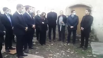 Представили дипкорпуса в Азербайджане посетили разрушенную армянами мечеть в Зангилане