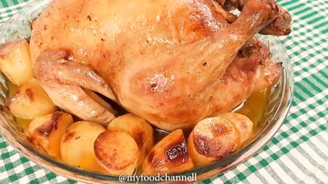 Ləzzətli toyuq dolması