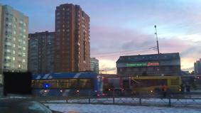 В Петербурге из задымленного автобуса эвакуировали 40 пассажиров