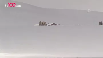 Türkiyədə qəzaya düşən helikopterin dağıntılarından ilk görüntü