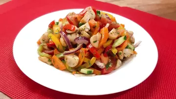 " Rəngarəng " Salat Resepti