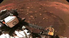 Первые метры Perseverance по поверхности Марса