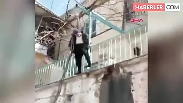 Türkiyədə qəribə görüntü - İntihar kimi görünür, amma...