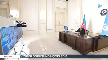 Prezident İlham Əliyev Türkdilli Dövlətlərin Əməkdaşlıq Şurasının Zirvə görüşündə çıxış edib