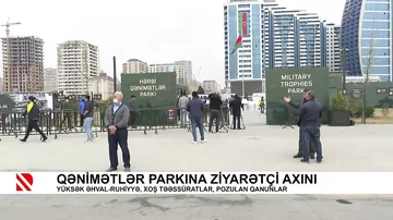 Qənimətlər parkına ziyarətçi axını
