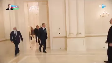 Президент Ильхам Алиев принял делегацию во главе с министром иностранных дел России Сергеем Лавровым