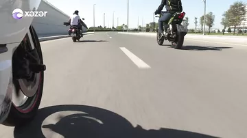 Bakıda motosiklet sürücülərindən təqdirəlayiq addım