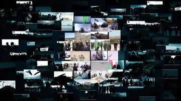 Raket və artilleriya bölmələri təyin edilmiş marşrutlarla hərəkət edir.