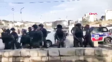 İsrail polisi jurnalistlərə hücum etdi