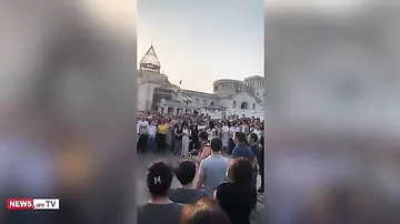 Ermənilər Araiki Xankəndidən qovur - Aksiyadan video