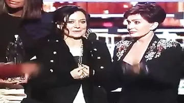 Sharon Osbourne KICKS Stage Crasher during People's Choice Awards Speech 2016