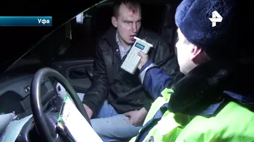 Уфимский водитель устроил скандал из за алкотестера