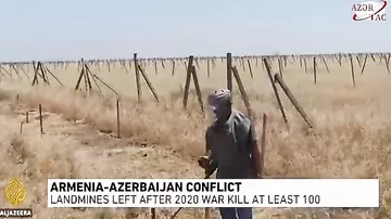 “Aljazeera” telekanalı Azərbaycan ərazilərində Ermənistanın basdırdığı minaların qurbanları barədə reportaj yayımlayıb