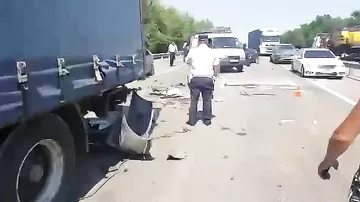 Девять машин столкнулись в Аксайском районе Ростовской области