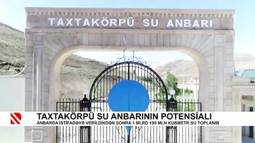 Taxtakörpü su anbarının potensialı