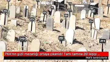 PKK-nın gizli məzarlığı ortaya çıxdı- 300-ə yaxın terrorçu dəfn edilib
