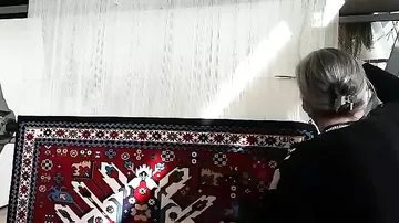В Баку состоялась торжественная церемония срезания карабахского ковра "Челеби"