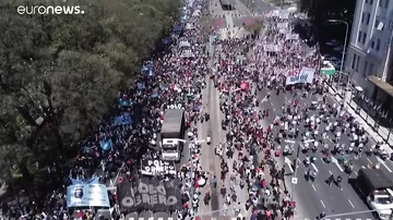 Протесты в Аргентине из-за инфляции и безработицы