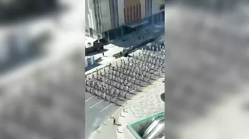 Anım Günü ilə əlaqədar Bakının mərkəzində hərbçilərin yürüşü başlayıb