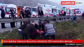 Trabzona gedən sərnişin avtobusu aşdı - Ölənlər və yaralananlar var