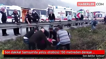 Trabzona gedən sərnişin avtobusu aşdı - Ölənlər və yaralananlar var
