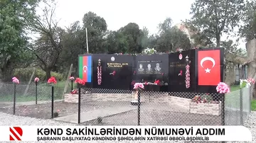 Kənd sakinlərindən nümunəvi addım-