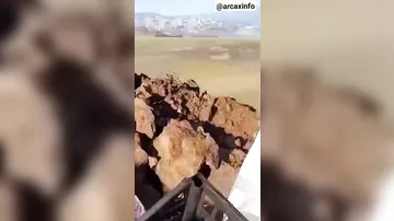 Erməni zabit Şuşa uğrundakı son döyüşlərdən yeni kadrlar yaydı...