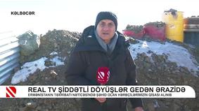 REAL TV şiddətli döyüşlər gedən ərazidə - XÜSUSİ REPORTAJ (VİDEO)