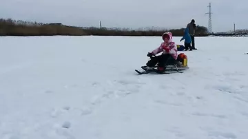 Детский снегоход своими руками