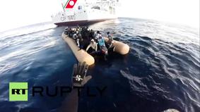 Береговая охрана задержала 124 мигранта в Средиземном море