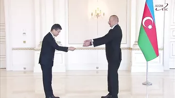 Президент Ильхам Алиев принял верительные грамоты новоназначенного посла Республики Корея