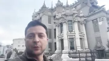 Zelenski Kiyevdən yeni VİDEO paylaşdı